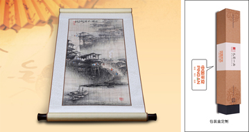 中國平安保險   巴渝人家夏布畫定制