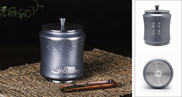 西南政法大學 漁隱磨砂錫罐定制